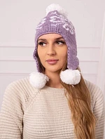 Dámská klapka na uši Balbina K381 světle fialová