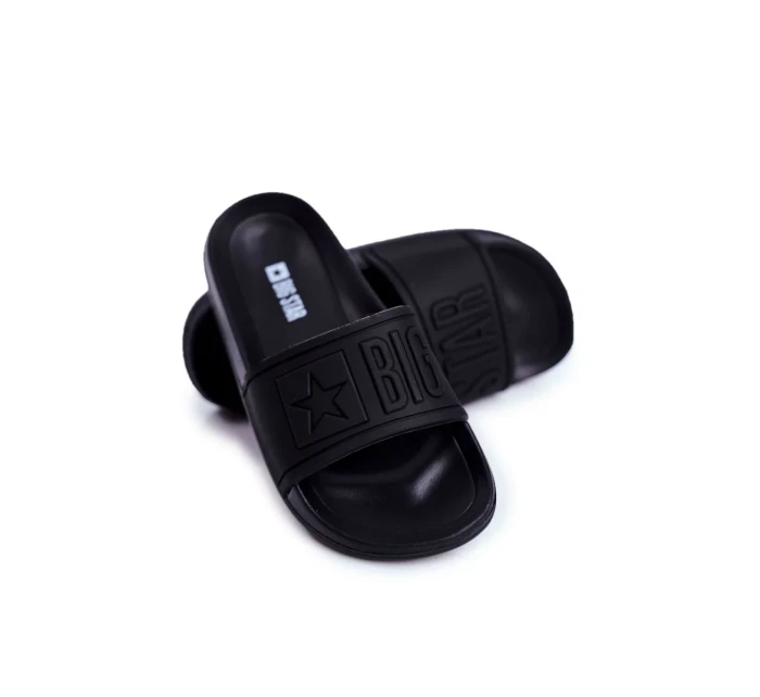 Dětské módní pantofle Big Star - černé Dětské módní pantofle Big Star - černé