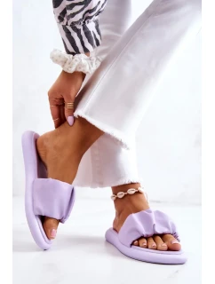 Dámské klasické pantofle fialové Feline