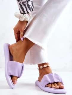 Dámské klasické pantofle fialové Feline