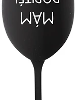MÁM DOPITÉ! - čierny pohár na víno 350 ml