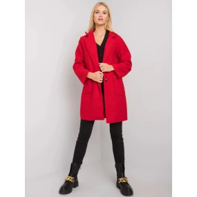 Dámský kabát TW EN BI model 20601295 červený - Och Bella
