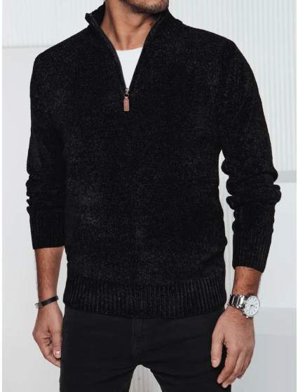 Pánský černý svetr Dstreet model 21982413 - FashionStreet Pánský černý svetr Dstreet model 21982413 - FashionStreet
