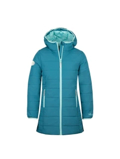 Dívčí zateplená bunda s kapucí Trollkids Girls Stavanger Coat winter blue (219-323)