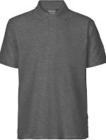 Neutral O 20080 Pánské piqué polo z bio bavlny 77.2080 dark heather