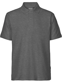 Neutral O 20080 Pánské piqué polo z bio bavlny 77.2080 dark heather