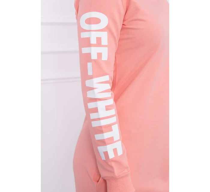 Off White meruňkové šaty