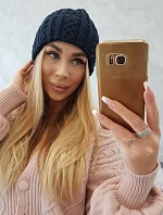 Kšiltovka s ohrnovacím lemem Marzena K206 navy blue