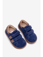 Kožené Dětské Polobotky Barefoot S  Tmavě Modré model 21958949 - Bartek S.A.