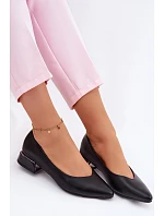 Baleríny Na Nízkém Podpatku model 22099966 Černé - VINCEZA