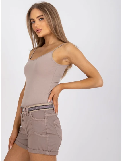 Šortky D63990Z62190K tmavě lila