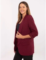 Marynarka IT MA model 21314370 bordowy - FPrice Marynarka IT MA model 21314370 bordowy - FPrice