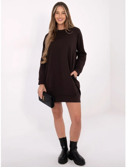 Šaty RV TU 5184.93P tmavě hnědá Šaty RV TU 5184.93P tmavě hnědá