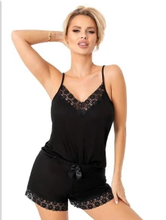 Pyžamo model 21239387 Short Black - Donna