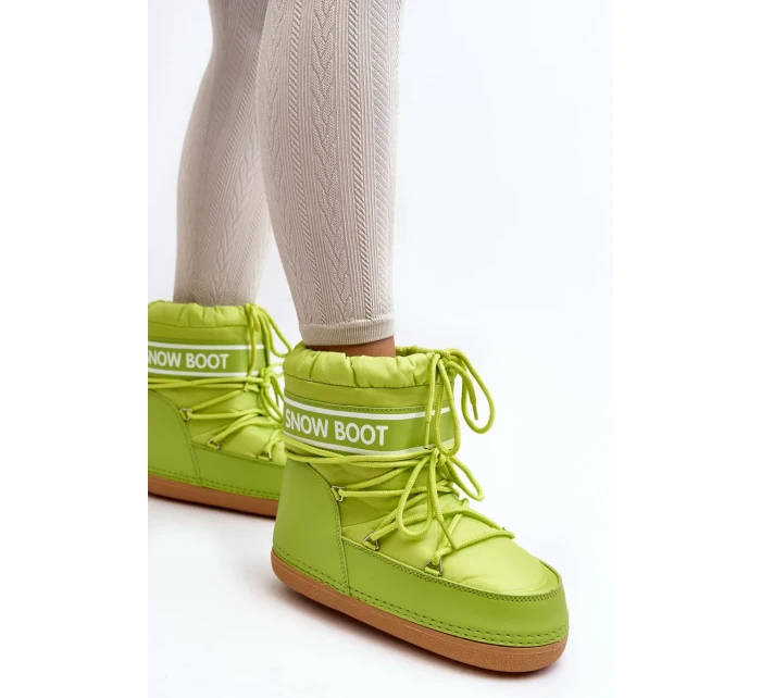 Dámské sněhule se zavazováním Olive Soia Dámské sněhule se zavazováním Olive Soia