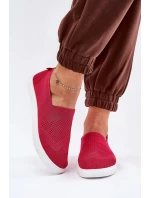 Dámské slip-on tenisky Big Star – fuchsiové Dámské slip-on tenisky Big Star – fuchsiové