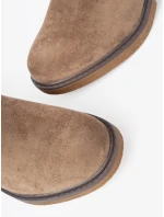 Designové hnědé kotníčkové boty dámské Obcas Designové hnědé kotníčkové boty dámské Obcas