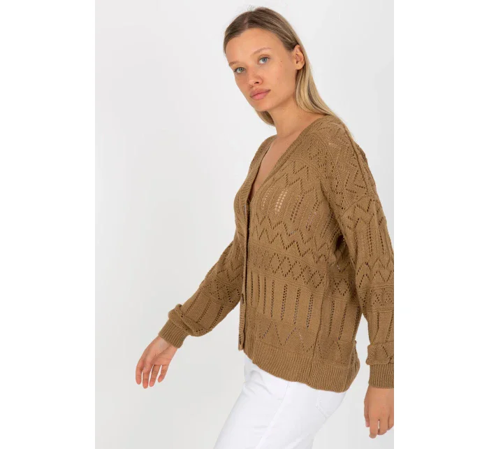 Svetr na zapínání model 175417 Rue Paris Svetr na zapínání model 175417 Rue Paris