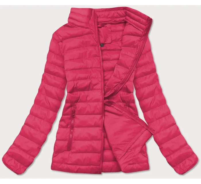 Lehká růžová dámská prošívaná bunda model 17050593 - J.STYLE