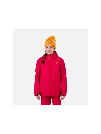 Rossignol Jr Strawpile Jkt bunda červená Rossignol Jr Strawpile Jkt bunda červená