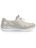 Dámská zlatá prolamovaná sportovní obuv model 22097169 - Rieker