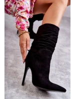 Dámské kozačky kozačky Černé model 21597019 - Boto