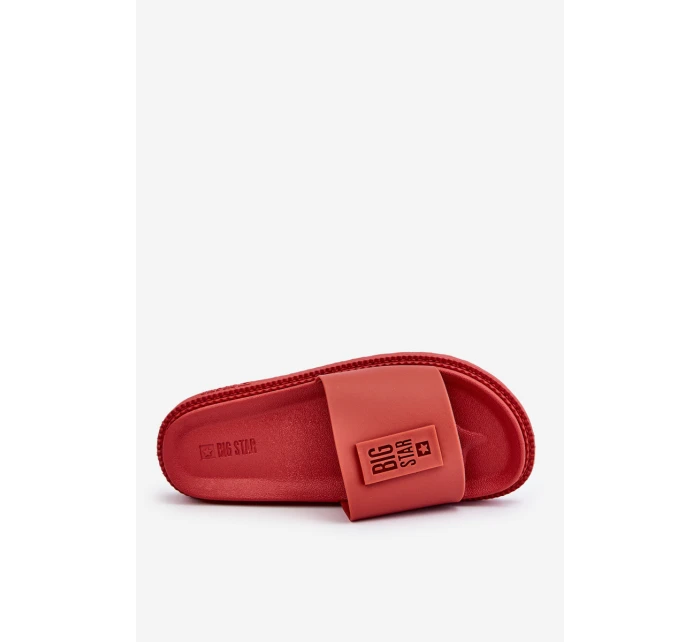Dámské pantofle Big Star model 21609146 červené - Big Star Shoes Dámské pantofle Big Star model 21609146 červené - Big Star Shoes