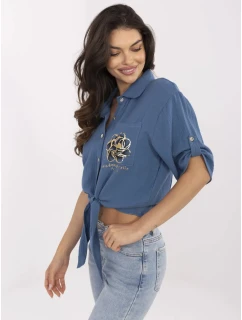 Koszula DHJ KS  ciemny niebieski model 21129475 - FPrice