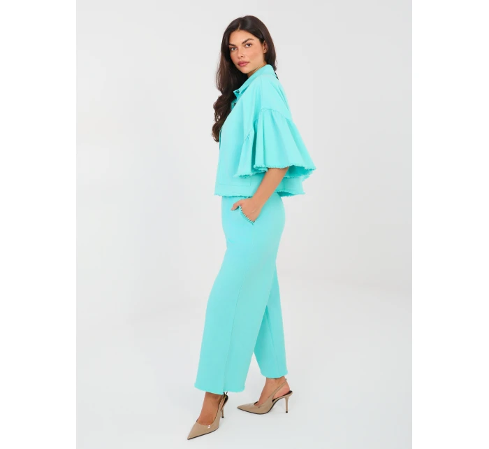 IT SP kalhoty FL9997.76 tyrkysová