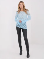 Bluzka PM BZ model 21821427 jasny niebieski - FPrice Bluzka PM BZ model 21821427 jasny niebieski - FPrice