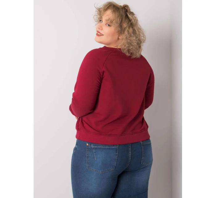 Mikina RV BL 6326.02X kaštanová