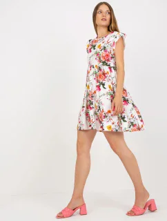 Dámské šaty RV SK 8020 bílé a červené