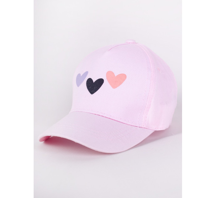 Yoclub Dívčí kšiltovka CZD-0633G-A100 Pink