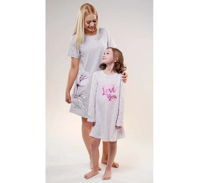 Dámská noční košile s krátkým rukávem model 18831621 - Vienetta