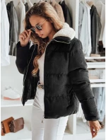 Dámská zimní manšestrová bunda černá Dstreet model 21978694 - FashionStreet