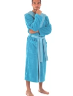 Pánský župan Tampa duo s kapucí 3959 tyrkysová - Vestis