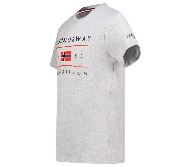 Geografické Norsko DB 254 M šedé tričko model 21179703 - Geographical Norway