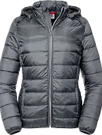 Russell Athletic 440F Dámská Nano bunda s kapucí 10.440F iron grey