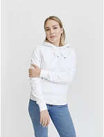 Unisex mikina s kapucí 74. white model 22413072 - Pure Waste Unisex mikina s kapucí 74. white model 22413072 - Pure Waste