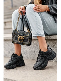 Dámské Sportovní Boty Sneakersy Masivní Černé model 21633103 - EVENTO