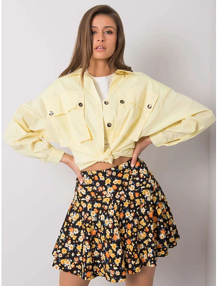 Košile KS světle žlutá model 15252999 - FPrice Košile KS světle žlutá model 15252999 - FPrice