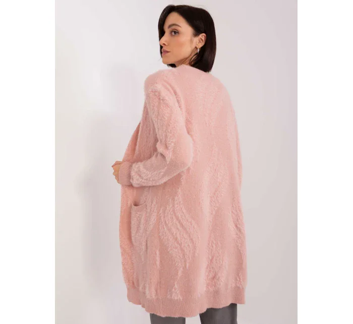 Sweter AT SW model 19040769 jasny różowy - FPrice Sweter AT SW model 19040769 jasny różowy - FPrice