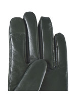 Dámské kožené antibakteriální rukavice model 16627214 Green - Semiline