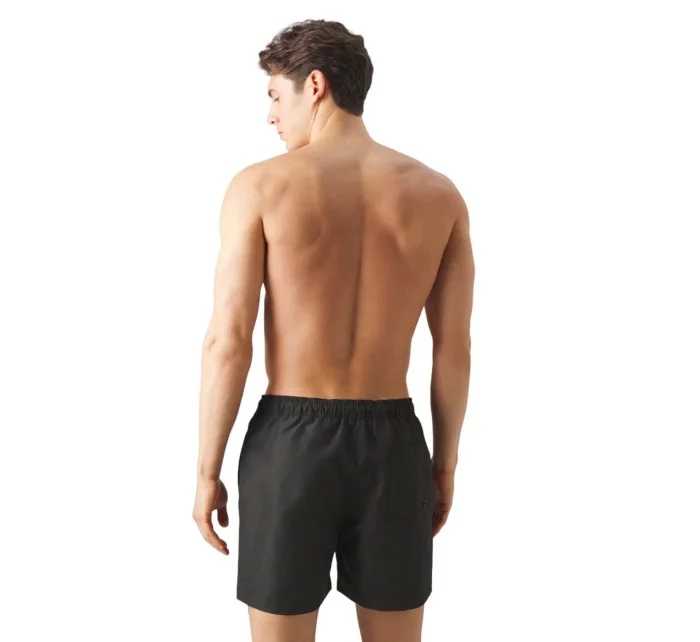 Pánské plavky MEDIUM DRAWSTRING KM0KM01004 BEH černé - Calvin Klein
