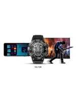 Černý silikonový řemínek model 21805551 - VELTORI