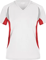 Daiber JN 390 Dámské běžecké tričko s výstřihem do V 02.0390 white/red