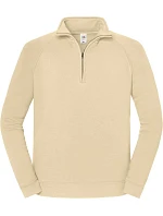 Iconic Premium Zip Neck Sweat Těžká mikina s 1/4 zipem model 22459627 desert sand - Fruit of the Loom