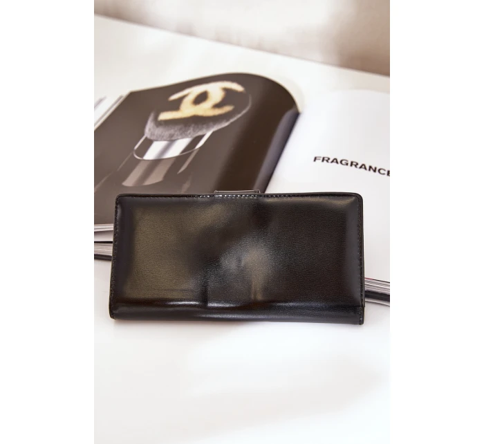 Dámská Peněženka Z Eko Kůže Černá Kalinessa