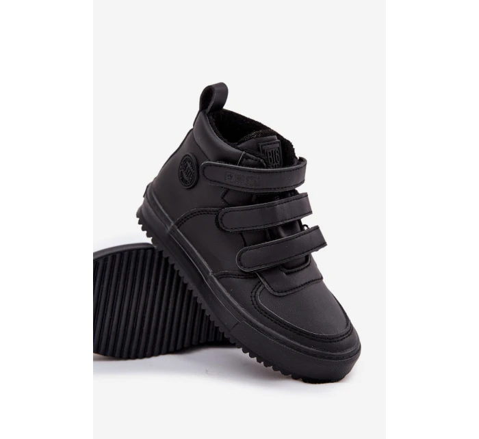 Zateplené boty sneakers pro děti na suchý zip Big Star model 21706387 Černé - Big Star Shoes
