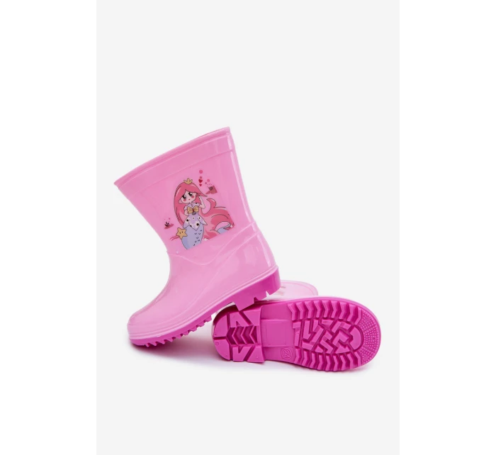 Dětské holínky růžové model 21794006 - Boto Dětské holínky růžové model 21794006 - Boto